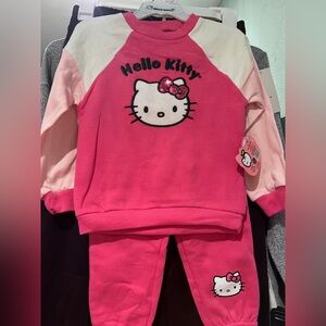 Hello Kitty Pink Outfit with Cute Sequin Design